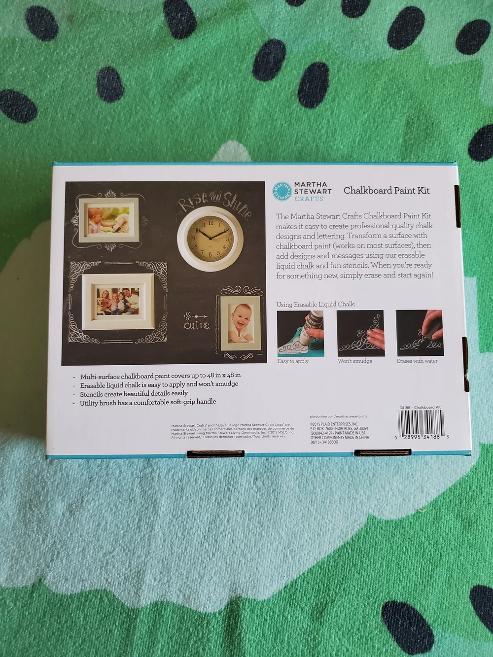 Martha Stewart Chalkboard Paint Kit – Black